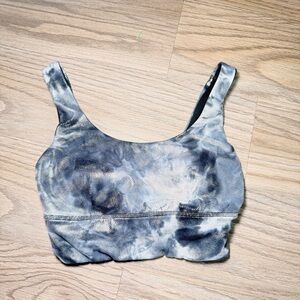 lululemon athletica Gray Tie-Dye Tank Top